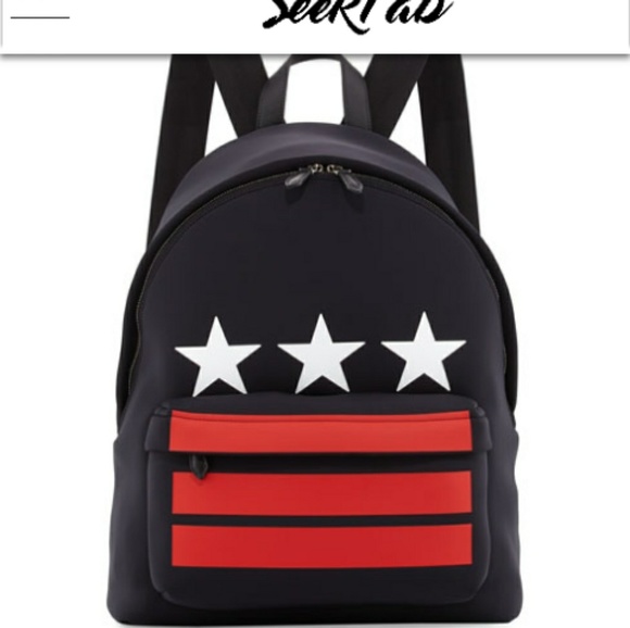 Givenchy Stars and Stripes Neoprene Backpack
